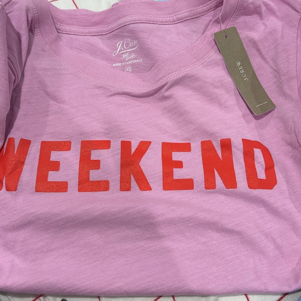 Vintage cotton “weekend “ T-shirt NWT